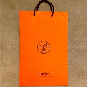 Authentic large Hermès shopping bag.